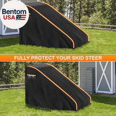 900D Mini Skid Steer Loader Cover, Heavy Duty Waterproof Mini Open Cab Skid Stee