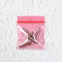100/200 Small Clear Color Baggies Resealable Zipper Top Poly Plastic Bags 2.7MIL