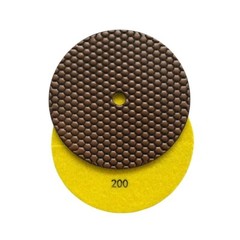 7″ Dry Stone Polishing Set (7pc) #50 100 200 400 800 1500 3000 w Rubber Backer