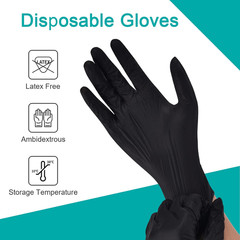Vinyl Synthetic Exam Gloves, 4 Mil, Latex Free Disposable Gloves for Medical, Co