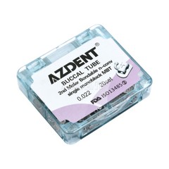 Dental Orthodontic Buccal Tubes 1st/2nd Molar Non-Conv Roth MBT 022 018 AZDENT