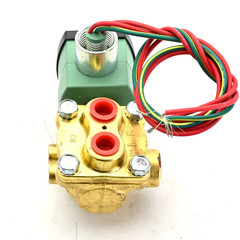 ASCO Red-Hat 8342G001 Solenoid Valve, 4-Way, 2-Position, 1/4 in Pipe, 110/120VAC