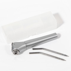 Dental 3 Way Air Water Spray Triple Syringe Handpiece w/ 2 Nozzles Tip Tubes US