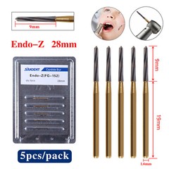 Dental Endo-Z Bur Carbide Tungsten Surgical Cutter Drill Burr 1.0*28mm 5pcs/pack
