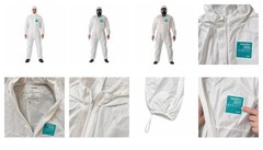 HAZMAT SUIT COVERALL cheaper than DUPONT TYVEK 400 3M ALL SIZES☣️☢️👍