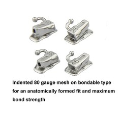 Dental Orthodontic Buccal Tubes 1st 2nd Molar Mini MBT Roth 022 Marked Laser