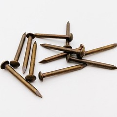20-100PCS Small Mini Round Head Nail Pure Copper Brass Tack Dia1.2-2.8mm L8-55mm