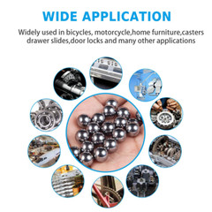 600 Piece 6 Sizes Assorted Loose Bicycle Bearing Balls 1/4″ 7/32″ 3/16″ 5/32″ 1/