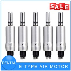 2PCS Dental Low Speed Air Motor Inner Internal Water Spray Handpiece 4 Holes