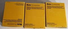 LOT OF 3 100 COUNT BOXS OF BUSS FUSE AGA 1- 1/2 (300 FUSES TOTALS).