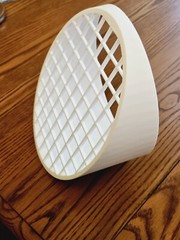 30 Deg Sloped Drain Pipe Mesh Screen to Fit on Outside of Pipe, Various Sizes