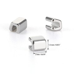 10Pcs/Pack Dental Orthodontic Stainless Stee Crimpable Hooks Stops Opened Type
