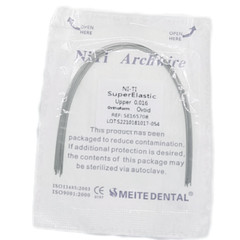 10 Bolsas Arcos de Ortodoncia Dental Redondos Niti Arco de Alambre Su