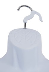 Clothing Display Torso Form Fits S – L Hanging Male Mannequin White Hollow Back