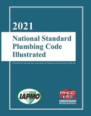2021 National Standard Plumbing Code Illustrated Book (NEW)