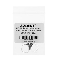 Dental Orthodontic Buccal Tube Bands Roth 022 Convertible U/3 L/2 For 1st Molar