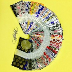 BaggiesSince1987 – 125125 Design Zip Bags 100PCS METALLIC 45DSN MIX, READ DETAIL