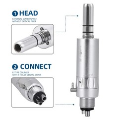 PANA MAX Dental High & Low Speed Handpiece Kits 4 Holes Push Button Air Turbine