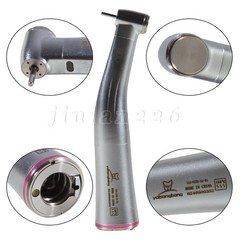 NSK Ti-MAX X95L Style Dent 1:5 LED Fiber Optic Contra Angle Handpiece Red Ring