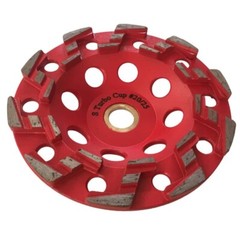 5″ High Performance Diamond Grinding Wheels, #20/25 Grit, 7/8″-5/8″ Arbor