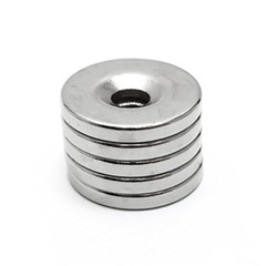 Countersunk Ring Round Disc Strong N35 Magnets Rare Earth Neodymium w/ Hole 5mm