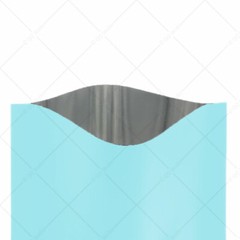 Variety of Colors&Sizes Double-Sided Foil Mylar Flat Open Top Bag w/Tear Notches