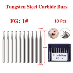 Dental Carbide Burs FG 701 702 556L 557L High Speed Friction Grip Shank φ1.6mm