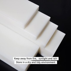 HDPE Block White PE Polyethylene Rectangular Solid Plastic Tapping Block High…