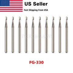 USA Dental Carbide Burs FG Round 19mm/Surgical Burs 25mm 40 Types For High Speed