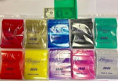 BaggiesSince1987- 4″ X 4″ ZipSeal COLOR BAGS 4040 2.8MIL 7C PreMix, 👀Details🔽