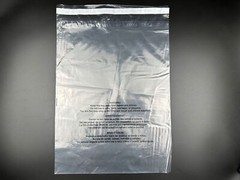 Poly Bags Resealable Suffocation Warning Clear Merchandise 1.5 mil Shirt Apparel