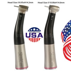 Dental 1:5 Fiber Optic LED Contra Angle Handpiece Internal Four Spray /Cartridge