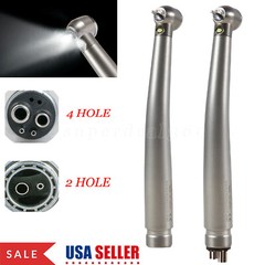 ASkeadnt Dental Fiber Optic LED E-generator High Speed Handpiece 2 Hole/4 Hole