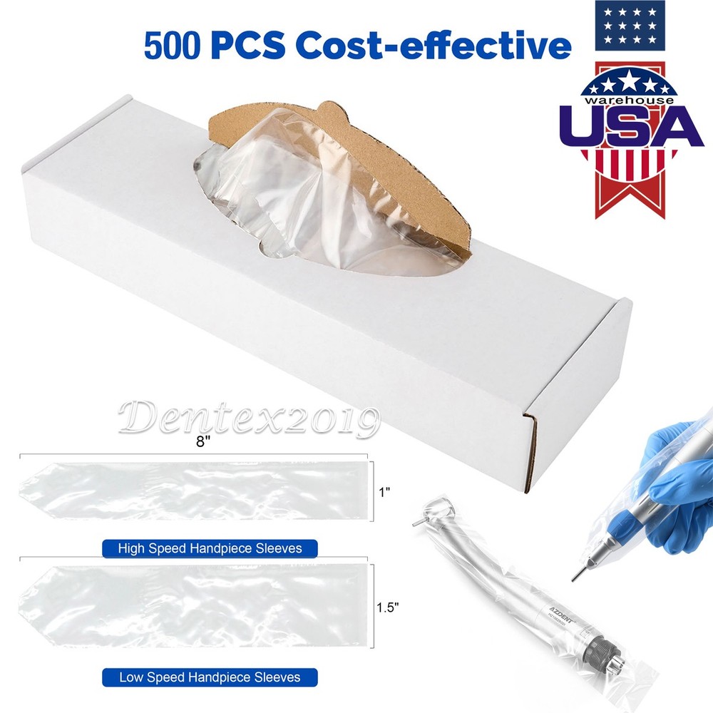 Disposable Dental Handpiece Covers Low Hight Speed Sleeves Plastic Protective