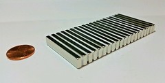 10 NEODYMIUM magnets 1-1/2″ × 1/4″ × 1/8″ Strong Rare Earth magnets. N52 Grade