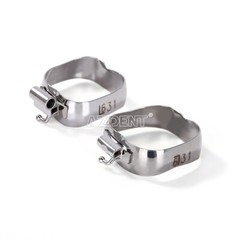 AZDENT Dental Orthodontic 1st Molar Bands with Buccal Tube Roth 0.022 16#-35#
