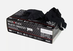 Microflex Black Dragon Powder Free Nitrile Exam Gloves – XXL – Box of 100 Gloves