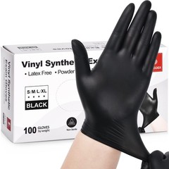 Vinyl Synthetic Exam Gloves 4 Mil Latex Free Disposable Gloves for Medical
