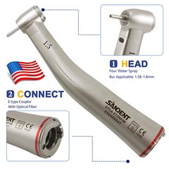 Dental 1:5 Optic LED Contra Angle Increasing Handpiece Fit NSK Electric Motor
