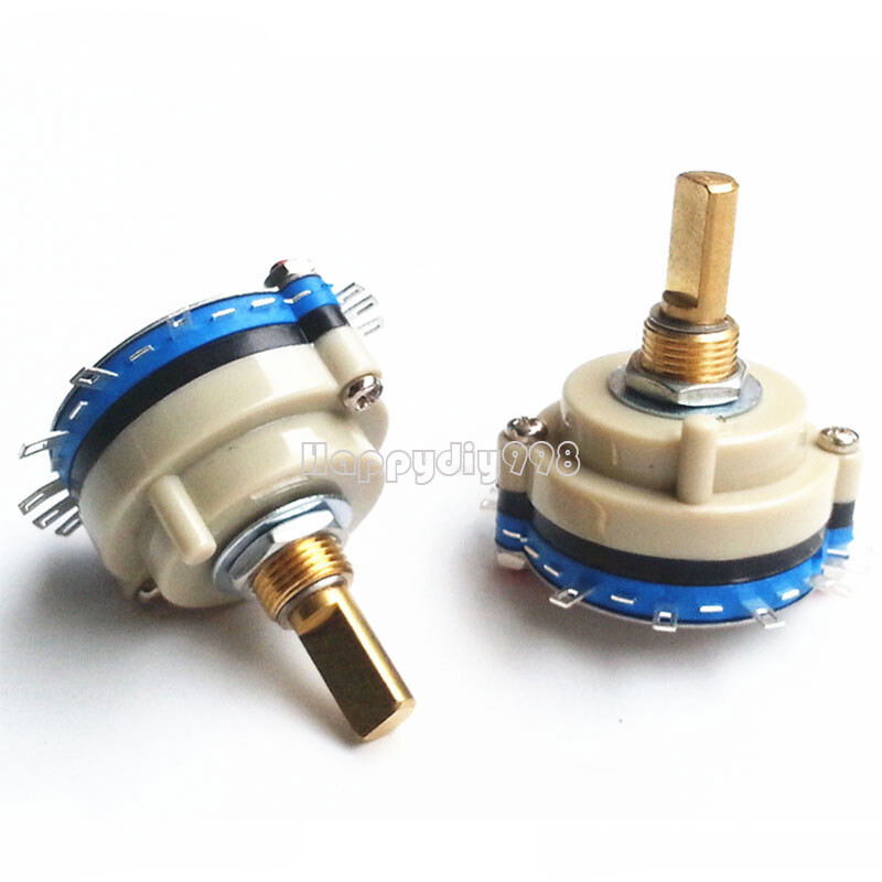 1pc 1Layer 2pole 5 positions ROTARY SWITCH Attenuator Pot Volume Potentiometer