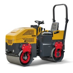 Factory Direct Sale Garden Soil Asphalt 1.5 Ton Vibrating Drum roller
