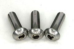 UNBRANDED BUTTON HEAD SOCKET CAP SCREW M8 – 1.25 X 25MM LOT OF 100