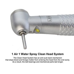 Dental Mini Small Head High Speed Handpiece LED Self Power Air Turbine NSK QD-J