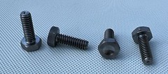 1/4-20 x 3/4” Titanium Hex Bolts Light Weight High Strength 4 Bolts Racing