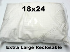 LARGE Reclosable Seal-Top Clear BIG Clothing Merchandise Storage Bags 2 Mil