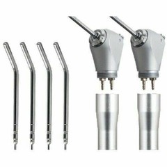 Dental 3-Way Air Water Spray Triple Syringe Handpiece with 2 Nozzles Tips Tubes