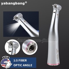 Ti-MAX X95L Style Dental 1:5 Fiber Optic Contra Angle Handpiece LED Turbine