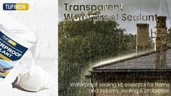 Waterproof Sealant 17.6Oz Clear, Transparent Waterproof Coating Water-Based Inv
