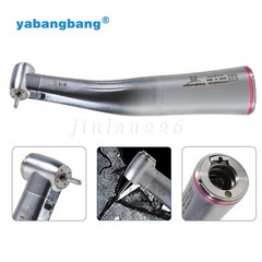 NSK Ti-MAX X95L Style Dent 1:5 LED Fiber Optic Contra Angle Handpiece Red Ring