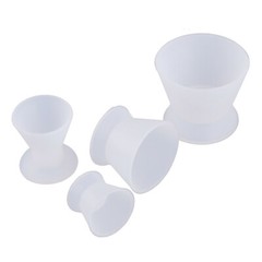 Dental Flexible Lab Silicone Dappen Dish Mixing Cup Suction Rubber No-Stick Bowl